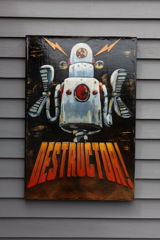 Illustration for article titled The Posters Your Robot Companion Wants To Hang On Its Walls